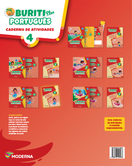 Caderno - Buriti Plus Português 4 - verso